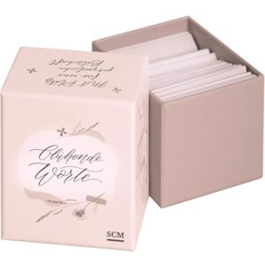 SCM COLLECTION Blühende Worte 40 Wunschkärtchen SCM COLLECTION Blühende Worte 40 Wunschkärtchen
