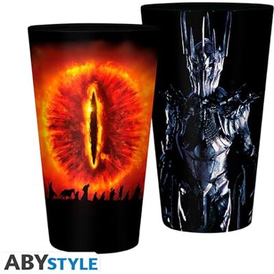 ABYSTYLE LORD OF THE RINGS Large Glass 400ml Sauron ABYSTYLE LORD OF THE RINGS Large Glass 400ml Sauron