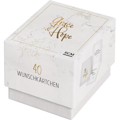 SCM COLLECTION Grace & Hope 40 Wunschkärtchen SCM COLLECTION Grace & Hope 40 Wunschkärtchen