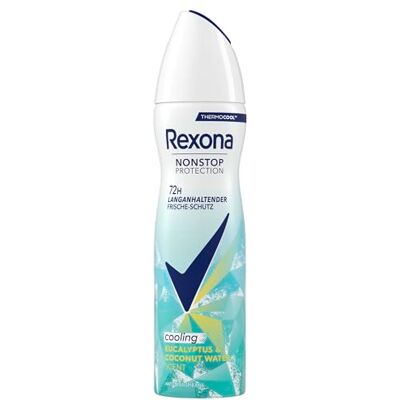 Rexona Nonstop Protection Anti Transpirant Spray Eucalyptus & Coconut Water Scent x 150 ml Rexona Nonstop Protection Anti Transpirant Spray Eucalyptus & Coconut Water Scent x 150 ml