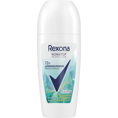 Rexona Nonstop Protection Deo Roll-On Cooling Eucalyptus & Coconut Water Scent 6 x 50 ml Rexona Nonstop Protection Deo Roll-On Cooling Eucalyptus & Coconut Water Scent 6 x 50 ml