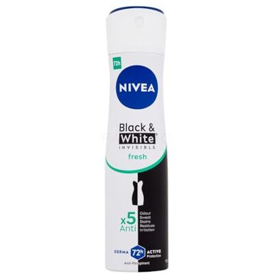 NIVEA Black & White Invisible Active Spray im 6er Pack (6 x 200 ml), Anti-Pflege-Deo für Damen, unsichtbares Deo zum Schutz von Haut und Kleidung NIVEA Black & White Invisible Active Spray im 6er Pack (6 x 200 ml), Anti-Pflege-Deo für Damen, unsichtbares Deo zum Schutz von Haut und Kleidung
