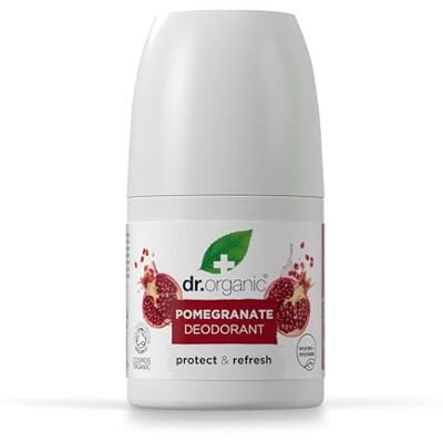 Dr.Organic Dr Organic Granatapfel Deodorant, Aluminiumfrei, Für Männer und Frauen, Natürlich, Vegan, Tierversuchsfrei, Paraben- & SLS-frei, Recycelt & Recyclebar, Zertifiziert Bio, 50ml Dr.Organic Dr Organic Granatapfel Deodorant, Aluminiumfrei, Für Männer und Frauen, Natürlich, Vegan, Tierversuchsfrei, Paraben- & SLS-frei, Recycelt & Recyclebar, Zertifiziert Bio, 50ml