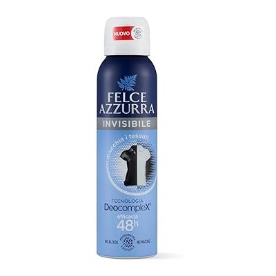 Felce Azzurra Deo-Spray Skin Care mit weißem Tee, IdraTalc-Formel, Wirksamkeit 48 Stunden, hinterlässt keine Flecken 150 ml Felce Azzurra Deo-Spray Skin Care mit weißem Tee, IdraTalc-Formel, Wirksamkeit 48 Stunden, hinterlässt keine Flecken 150 ml