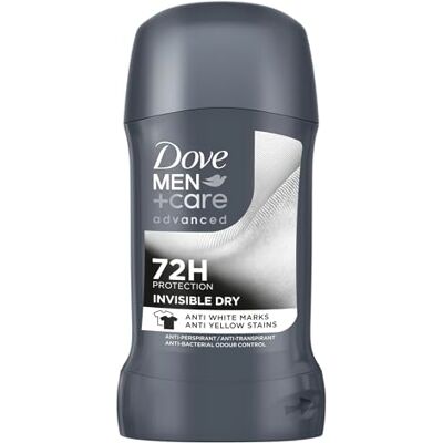 Dove Men + Care Dove Men+Care Advanced Anti Transpirant Deo Stick Invisible Dry Deodorant mit 72 Stunden Schutz gegen Körpergeruch und Achselnässe 50 ml Dove Men + Care Dove Men+Care Advanced Anti Transpirant Deo Stick Invisible Dry Deodorant mit 72 Stunden Schutz gegen Körpergeruch und Achselnässe 50 ml