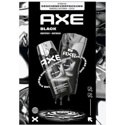 Axe Geschenkset Black Pflegeset mit Duschgel und Bodyspray (250 ml + 150 ml) Axe Geschenkset Black Pflegeset mit Duschgel und Bodyspray (250 ml + 150 ml)