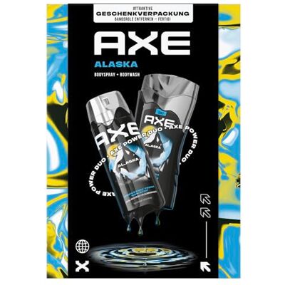 Axe Geschenkset Alaska Pflegeset mit Bodyspray und Duschgel (150 ml + 250 ml) Axe Geschenkset Alaska Pflegeset mit Bodyspray und Duschgel (150 ml + 250 ml)
