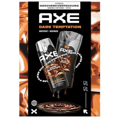 Axe Geschenkset Dark Temptation (Bodyspray 150ml + Duschgel 250ml) Axe Geschenkset Dark Temptation (Bodyspray 150ml + Duschgel 250ml)