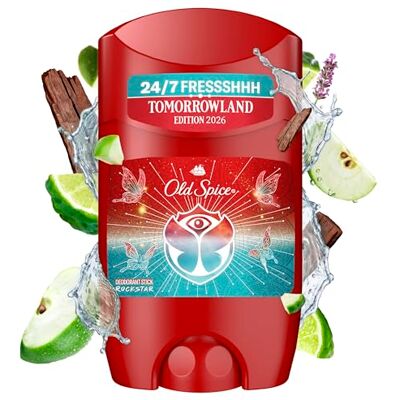 Old Spice Tomorrowland Special Edition 2026 Deodorant Stick 85ml 24/7 TAG UND NACHT FRISCHHH Bei täglicher Verwendung, langanhaltender ParfUmqualität Duft, Geruchsschutz Old Spice Tomorrowland Special Edition 2026 Deodorant Stick 85ml 24/7 TAG UND NACHT FRISCHHH Bei täglicher Verwendung, langanhaltender ParfUmqualität Duft, Geruchsschutz