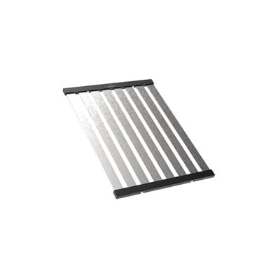 Villeroy & Boch Abtropfgitter Küchenzubehör, faltbare und abnehmbare Abtropfmatte über dem Spülbecken, Abtropfgestell Geschirr aus Aluminium, eckig, Metall-Optik Villeroy & Boch Abtropfgitter Küchenzubehör, faltbare und abnehmbare Abtropfmatte über dem Spülbecken, Abtropfgestell Geschirr aus Aluminium, eckig, Metall-Optik