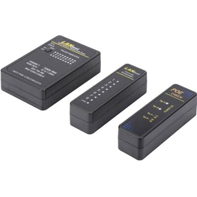 Digitus Netzwerk-Tester & Kabel-Tester PoE-Prüfgerät Scan-Automatik RJ45 RJ11 ISDN BNC LAN Netzwerk-Kabel Coax-Kabel Digitus Netzwerk-Tester & Kabel-Tester PoE-Prüfgerät Scan-Automatik RJ45 RJ11 ISDN BNC LAN Netzwerk-Kabel Coax-Kabel