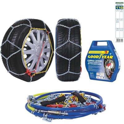 Goodyear 779 Schneeketten - Einfach zu montieren, TÜV geprüft, Kompatibel mit ABS/ESP Goodyear 779 Schneeketten - Einfach zu montieren, TÜV geprüft, Kompatibel mit ABS/ESP