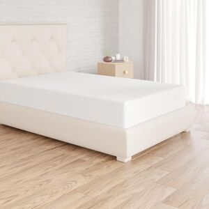 Amazon Basics Mikrofaser Spannbetttuch - Einzelbett - Weiß Amazon Basics Mikrofaser Spannbetttuch - Einzelbett - Weiß