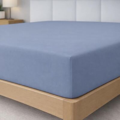 Degrees home Collection Spannbettlaken – 100% Polyester, Hochwertige Mikrofaser, Rundum-Gummizug, Atmungsaktiv & Pflegeleicht, Oeko-Tex Standard -90x190x33– Grau blau Degrees home Collection Spannbettlaken – 100% Polyester, Hochwertige Mikrofaser, Rundum-Gummizug, Atmungsaktiv & Pflegeleicht, Oeko-Tex Standard -90x190x33– Grau blau