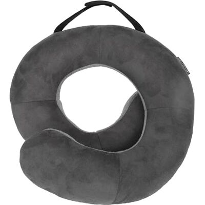 Travelon Deluxe Wrap-N-Rest Pillow, Dark Gray/Light Gray Travelon Deluxe Wrap-N-Rest Pillow, Dark Gray/Light Gray