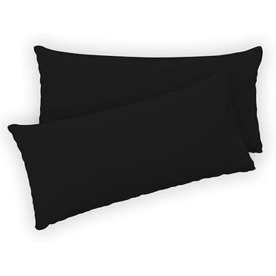 Twinzen ® Kissenbezug 50x80 (2er-Set) 100% Jersey Baumwolle 150 GSM Kissenbezüge Schwarz Für Kissenbezüge 50x80 cm Kissenhülle Kissenbezug mit Reißverschluss Oeko-Tex Zertifiziert Twinzen ® Kissenbezug 50x80 (2er-Set) 100% Jersey Baumwolle 150 GSM Kissenbezüge Schwarz Für Kissenbezüge 50x80 cm Kissenhülle Kissenbezug mit Reißverschluss Oeko-Tex Zertifiziert