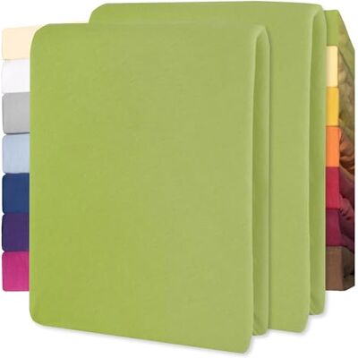 CelinaTex Jersey Spannbettlaken Lucina für Kids 60x120-70x140cm grün 100% Baumwolle gekämmt superweich Spannbettbezug, Leintuch, Bettlaken, elastisch, Strech, Oeko-Tex CelinaTex Jersey Spannbettlaken Lucina für Kids 60x120-70x140cm grün 100% Baumwolle gekämmt superweich Spannbettbezug, Leintuch, Bettlaken, elastisch, Strech, Oeko-Tex