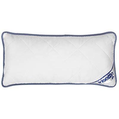 Irisette Body Contour Kopfkissen 40x80 cm mit abnehmbarem Bezug aus Softer Microfaser, waschbar bis 60°C, weiß/blau, Öko-Tex Zertifiziert, produziert nach deutschem Qualitätsstandard Irisette Body Contour Kopfkissen 40x80 cm mit abnehmbarem Bezug aus Softer Microfaser, waschbar bis 60°C, weiß/blau, Öko-Tex Zertifiziert, produziert nach deutschem Qualitätsstandard