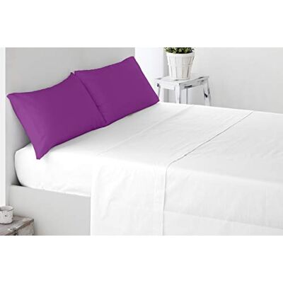 Miracle Home . Kissenbezug aus 100% gebürsteter Mikrofaser, beidseitig offen, Anti-Peeling. 70X50. Enthält 2 Einheiten. Bett 135. Violett Miracle Home . Kissenbezug aus 100% gebürsteter Mikrofaser, beidseitig offen, Anti-Peeling. 70X50. Enthält 2 Einheiten. Bett 135. Violett