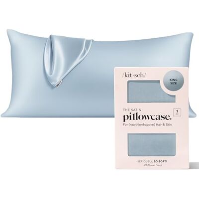 Kitsch Satin-Kissenbezug, King-Size, weicher als Maulbeerseide-Kissenbezug für Haar und Haut, atmungsaktiv, glatt, kühlende Kissenbezüge mit Reißverschluss, Geschenke für Frauen, Mutter, Männer, Kitsch Satin-Kissenbezug, King-Size, weicher als Maulbeerseide-Kissenbezug für Haar und Haut, atmungsaktiv, glatt, kühlende Kissenbezüge mit Reißverschluss, Geschenke für Frauen, Mutter, Männer,