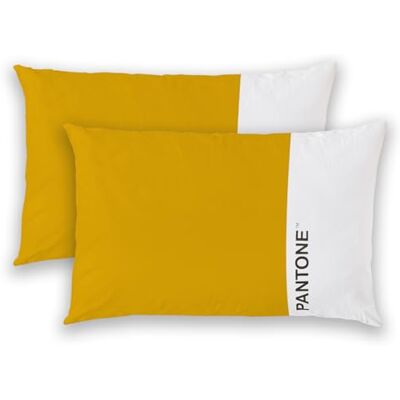 osama home Pantone – Kissenbezüge für Bett 50 x 80 cm, 100% Baumwolle, OekoTex, 2 Stück, kühl, atmungsaktiv – Kissenbezug mit Überschlag von 20 cm, weiche Bettwäsche und waschbar 40 °C osama home Pantone – Kissenbezüge für Bett 50 x 80 cm, 100% Baumwolle, OekoTex, 2 Stück, kühl, atmungsaktiv – Kissenbezug mit Überschlag von 20 cm, weiche Bettwäsche und waschbar 40 °C