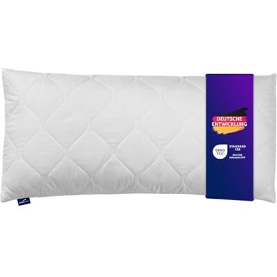 Traumnacht Aloe Vera Kopfkissen mit kuscheligem Bezug aus samtigweicher Mikrofaser, 40x80 cm, Öko-Tex Zertifiziert, produziert nach deutschem Qualitätsstandard Traumnacht Aloe Vera Kopfkissen mit kuscheligem Bezug aus samtigweicher Mikrofaser, 40x80 cm, Öko-Tex Zertifiziert, produziert nach deutschem Qualitätsstandard