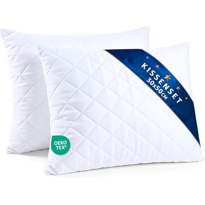 Amazinggirl Kissen 30x50 cm Füllung Set 2 Stück – Kissenfüllung für Sofakissen Dekokissen Zierkissen – Kopfkissen Oeko-TEX 60°C waschbar atmungsaktiv formstabil Weiß 30 x 50 cm Amazinggirl Kissen 30x50 cm Füllung Set 2 Stück – Kissenfüllung für Sofakissen Dekokissen Zierkissen – Kopfkissen Oeko-TEX 60°C waschbar atmungsaktiv formstabil Weiß 30 x 50 cm
