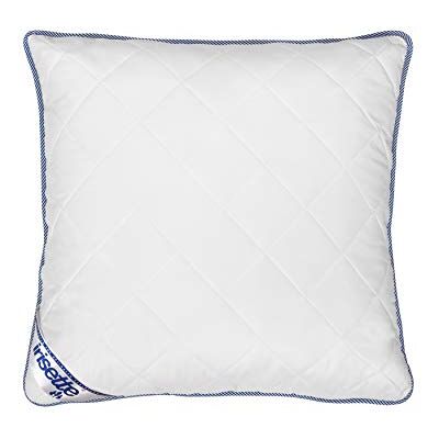 Irisette Body Contour Kopfkissen 80x80 cm mit abnehmbarem Bezug aus Softer Microfaser, waschbar bis 60°C, weiß/blau, Öko-Tex Zertifiziert, produziert nach deutschem Qualitätsstandard Irisette Body Contour Kopfkissen 80x80 cm mit abnehmbarem Bezug aus Softer Microfaser, waschbar bis 60°C, weiß/blau, Öko-Tex Zertifiziert, produziert nach deutschem Qualitätsstandard
