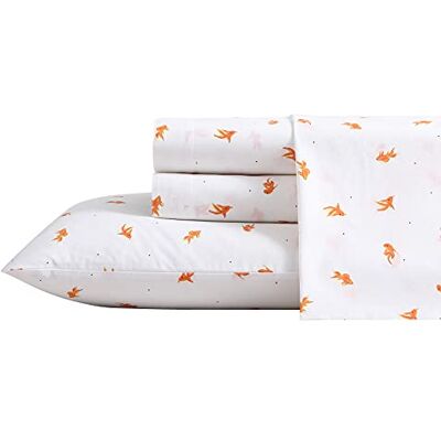 Poppy & Fritz Perkal-Kollektion Bettlaken-Set – 100% Baumwolle, knackig und kühl, leicht und feuchtigkeitsableitend, Bettwäsche, Queen, Goldfisch Poppy & Fritz Perkal-Kollektion Bettlaken-Set – 100% Baumwolle, knackig und kühl, leicht und feuchtigkeitsableitend, Bettwäsche, Queen, Goldfisch