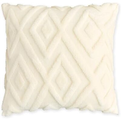 Sonive Kissenbezüge 40x40cm 2er Set Weiche Strickjackard-Kissenhülle Dekorative Zierkissenbezüge Quadratische Dekokissenbezüge für Wohnzimmer Schlafzimmer Sofa Weiß Sonive Kissenbezüge 40x40cm 2er Set Weiche Strickjackard-Kissenhülle Dekorative Zierkissenbezüge Quadratische Dekokissenbezüge für Wohnzimmer Schlafzimmer Sofa Weiß