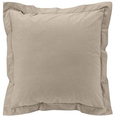 Douceur d'Intérieur , Kopfkissenbezug, 63 x 63 cm, Perkalin, Sandfarben, Baumwollperkal, Sand Douceur d'Intérieur , Kopfkissenbezug, 63 x 63 cm, Perkalin, Sandfarben, Baumwollperkal, Sand