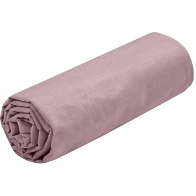 Stof Spannbettlaken, Größe 180 x 200 cm, große Spannhöhe 30 cm, 100% Baumwolle, Öko-Tex Zertifiziert – Farbe Altrosa – Modell Eden – Bettwäsche für zu Hause, weich und bequem, für EIN kuscheliges Nid Stof Spannbettlaken, Größe 180 x 200 cm, große Spannhöhe 30 cm, 100% Baumwolle, Öko-Tex Zertifiziert – Farbe Altrosa – Modell Eden – Bettwäsche für zu Hause, weich und bequem, für EIN kuscheliges Nid