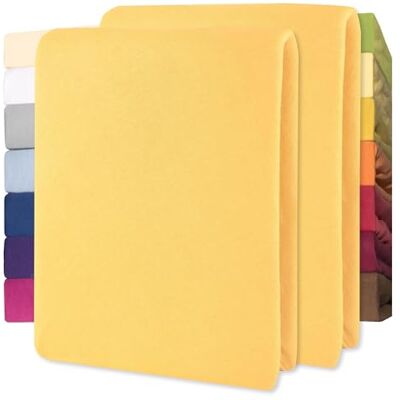 CelinaTex Jersey Spannbettlaken Lucina für Kids 60x120-70x140cm Creme gelb 100% Baumwolle gekämmt superweich Spannbettbezug, Leintuch, Bettlaken, elastisch, Strech, Oeko-Tex CelinaTex Jersey Spannbettlaken Lucina für Kids 60x120-70x140cm Creme gelb 100% Baumwolle gekämmt superweich Spannbettbezug, Leintuch, Bettlaken, elastisch, Strech, Oeko-Tex