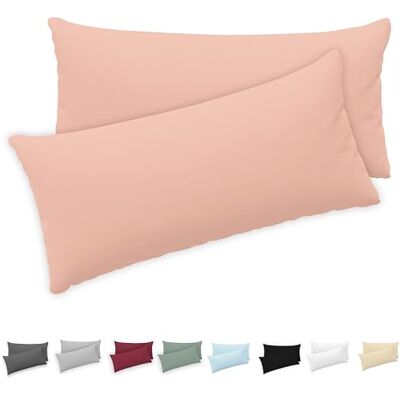 Twinzen ® Kissenbezug 40x80 (2er-Set) 100% Jersey Baumwolle 150 GSM Kissenbezüge Rosa Für Kissenbezüge 40x80 cm Kissenhülle Kissenbezug mit Reißverschluss Oeko-Tex Zertifiziert Twinzen ® Kissenbezug 40x80 (2er-Set) 100% Jersey Baumwolle 150 GSM Kissenbezüge Rosa Für Kissenbezüge 40x80 cm Kissenhülle Kissenbezug mit Reißverschluss Oeko-Tex Zertifiziert