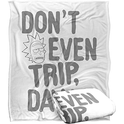 LOGOVISION Rick and Morty Silky Touch Kuscheldecke, superweich, 152 x 127 cm LOGOVISION Rick and Morty Silky Touch Kuscheldecke, superweich, 152 x 127 cm