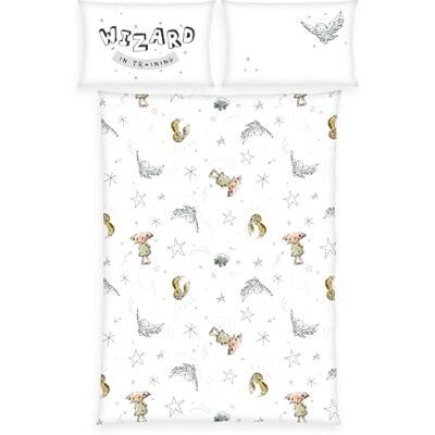 Herding Harry Potter Kleinkinder-Bettwäsche-Set, Winter, Kopfkissenbezug 40 x 60 cm, Bettbezug 100 x 135 cm, Mit Knopfleiste und Hoteleinschlag, 100% Baumwolle/Flanell Herding Harry Potter Kleinkinder-Bettwäsche-Set, Winter, Kopfkissenbezug 40 x 60 cm, Bettbezug 100 x 135 cm, Mit Knopfleiste und Hoteleinschlag, 100% Baumwolle/Flanell