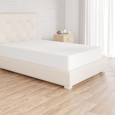 Amazon Basics Mikrofaser Spannbetttuch - Einzelbett - Weiß Amazon Basics Mikrofaser Spannbetttuch - Einzelbett - Weiß