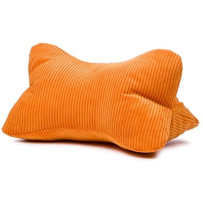 Gözze Leseknochen Capri, Nackenkissen in Feincord-Optik, Lese- und Relaxkissen für Nacken und Rücken, 40 x 25 cm Orange Gözze Leseknochen Capri, Nackenkissen in Feincord-Optik, Lese- und Relaxkissen für Nacken und Rücken, 40 x 25 cm Orange
