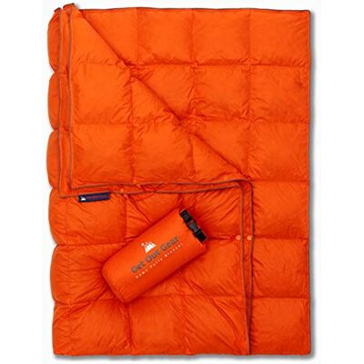Get Out Gear Daunen-Campingdecke, leicht, verstaubar, 650 Füllkraft, Daunendecke, kompakt, wasserdicht und warm, Rucksackreisen, Steppdecke für Camping, Wandern, Reisen, Hängematte Get Out Gear Daunen-Campingdecke, leicht, verstaubar, 650 Füllkraft, Daunendecke, kompakt, wasserdicht und warm, Rucksackreisen, Steppdecke für Camping, Wandern, Reisen, Hängematte