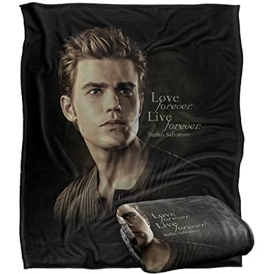 LOGOVISION VAMPIRE DIARIES Stefan (Wesley) Silky Touch Kuscheldecke, superweich, 152 x 127 cm LOGOVISION VAMPIRE DIARIES Stefan (Wesley) Silky Touch Kuscheldecke, superweich, 152 x 127 cm
