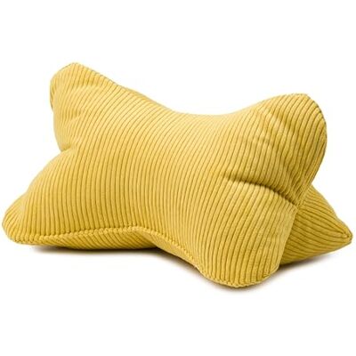 Gözze Leseknochen Capri, Nackenkissen in Feincord-Optik, Lese- und Relaxkissen für Nacken und Rücken, 40 x 25 cm Senf Gözze Leseknochen Capri, Nackenkissen in Feincord-Optik, Lese- und Relaxkissen für Nacken und Rücken, 40 x 25 cm Senf
