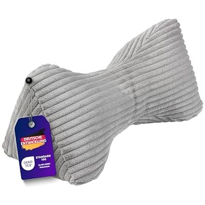 Traumnacht Cozy Leseknochen Kissen 40 x 20 cm, Nackenkissen & Lesekissen aus Lincoln-Kord, weich & waschbar, grau, Öko-Tex Zertifiziert, hergestellt nach deutschem Qualitätsstandard Traumnacht Cozy Leseknochen Kissen 40 x 20 cm, Nackenkissen & Lesekissen aus Lincoln-Kord, weich & waschbar, grau, Öko-Tex Zertifiziert, hergestellt nach deutschem Qualitätsstandard