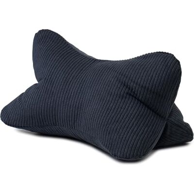 Gözze Leseknochen Capri, Nackenkissen in Feincord-Optik, Lese- und Relaxkissen für Nacken und Rücken, 40 x 25 cm Schwarz Gözze Leseknochen Capri, Nackenkissen in Feincord-Optik, Lese- und Relaxkissen für Nacken und Rücken, 40 x 25 cm Schwarz