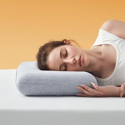 Sonive Kopfkissen Memory Foam 70x36x10cm, Kissen mit Baumwolle Kissenbezug, Nackenkissen gegen Nackenschmerzen, Waschbares und Abnehmbares Schlafkissen, Grau Sonive Kopfkissen Memory Foam 70x36x10cm, Kissen mit Baumwolle Kissenbezug, Nackenkissen gegen Nackenschmerzen, Waschbares und Abnehmbares Schlafkissen, Grau