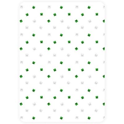 Minecraft Offizielles Spannbettlaken für Doppelbetten Design „Grids“ Entworfen für Doppelbetten Weiches Polyester mit elastischem Rand Perfekt für das Kinderzimmer Grün und Weiß Minecraft Offizielles Spannbettlaken für Doppelbetten Design „Grids“ Entworfen für Doppelbetten Weiches Polyester mit elastischem Rand Perfekt für das Kinderzimmer Grün und Weiß