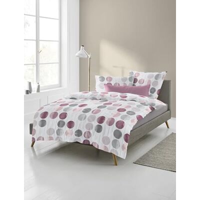 Bierbaum Bettwäsche 4153, Fein-Biber, Designed in Germany, Fraise 60, 135x200 + 80x80 cm Bierbaum Bettwäsche 4153, Fein-Biber, Designed in Germany, Fraise 60, 135x200 + 80x80 cm