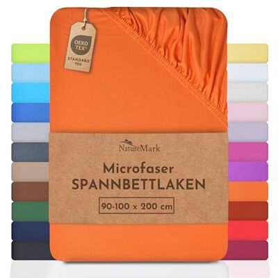 NatureMark Mikrofaser SPANNBETTLAKEN zum Sparpreis! viele Größen und Farben Markenware (90x200-100x200 cm, terrakotta) NatureMark Mikrofaser SPANNBETTLAKEN zum Sparpreis! viele Größen und Farben Markenware (90x200-100x200 cm, terrakotta)