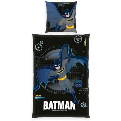 Herding Batman Bettwäsche, Kopfkissenbezug ca. 80x80 cm, Bettbezug ca. 135x200 cm, mit Reißverschluss, 100% Polyester/Mikrofaser, Mehrfarbig Herding Batman Bettwäsche, Kopfkissenbezug ca. 80x80 cm, Bettbezug ca. 135x200 cm, mit Reißverschluss, 100% Polyester/Mikrofaser, Mehrfarbig