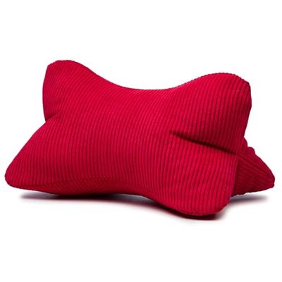 Gözze Leseknochen Capri, Nackenkissen in Feincord-Optik, Lese- und Relaxkissen für Nacken und Rücken, 40 x 25 cm Rot Gözze Leseknochen Capri, Nackenkissen in Feincord-Optik, Lese- und Relaxkissen für Nacken und Rücken, 40 x 25 cm Rot