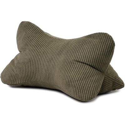 Gözze Leseknochen Capri, Nackenkissen in Feincord-Optik, Lese- und Relaxkissen für Nacken und Rücken, 40 x 25 cm Dunkelgrün Gözze Leseknochen Capri, Nackenkissen in Feincord-Optik, Lese- und Relaxkissen für Nacken und Rücken, 40 x 25 cm Dunkelgrün